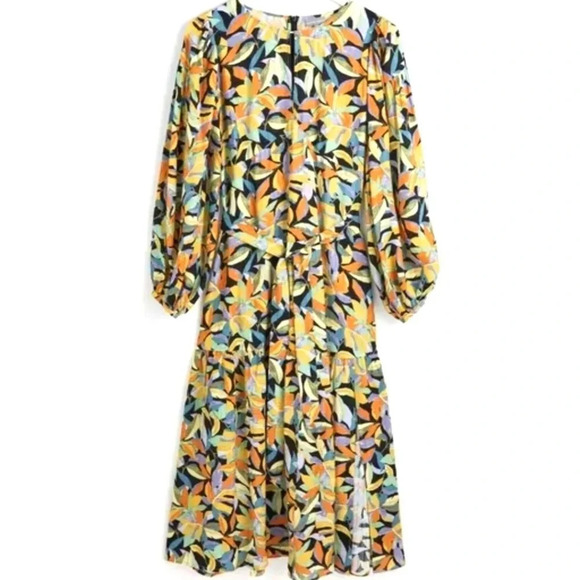 Oliver Bonas Petal Abstract Dress - Picture 1 of 11